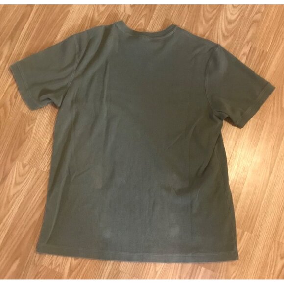 Old Navy Mens T-Shirt Bundle Size Lrg Gray and Khaki 100% Cotton V-Neck Set of 2 - Picture 6 of 10